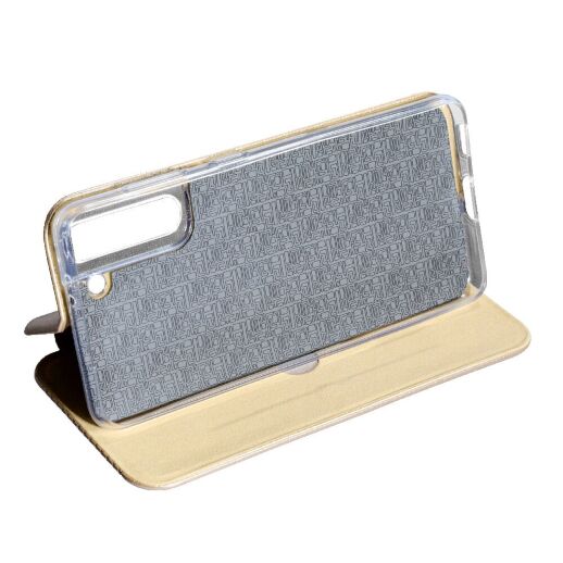 Книжка 360 New для Samsung S21 Gold
