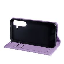 Книга Deluxe для Samsung S24 Purple