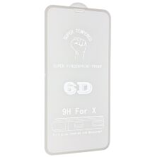 Захисне скло 6D ORIGINAL для APPLE IPHONE X | XS | 11 PRO БІЛИЙ