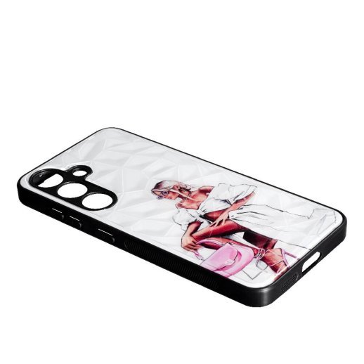 Накладка Prisma Ladies New для Samsung S24 Pink Bag