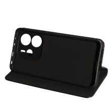 Книга Flip Cover Carbon для Xiaomi Redmi Note 14 (4G) (UA/EUROPE) Black