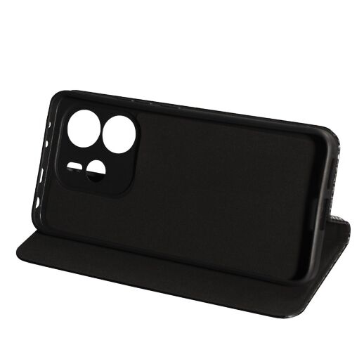 Книга Flip Cover Carbon для Xiaomi Redmi Note 14 (4G) (UA/EUROPE) Black