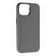 Накладка Leather Carbon With Magnetic для Apple iPhone 15 Titanium