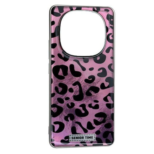 Накладка Leopard Case для Xiaomi Redmi Note 14 Pro Plus (5G) Pink