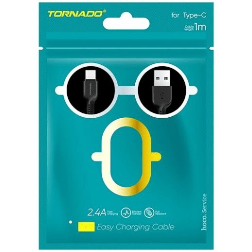 USB Cable TORNADO TX11 Type-C 2.4A/1m White