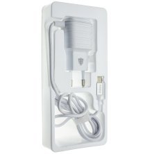 Мережевий зарядний пристрій INKAX CD-09 2.1A TYPE-C