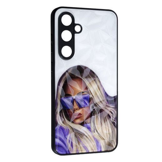 Накладка Prisma Ladies New для Samsung S24 FE Purple glasses