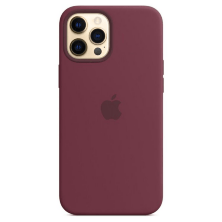 Чохол Silicone Case Original Apple iPhone 12 Pro Max (MagSafe) Plum