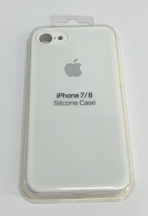 Чохол Silicone Case Copy Apple iPhone 7 / 8 / SE Square White, 08