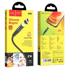 USB кабель HOCO X60 USB - Lightning 2.4A 1 метр, чорний