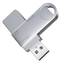 Флеш-память XO DK02 USB 3.0 / 32Gb (стальной)