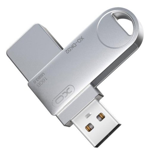 Флеш-память XO DK02 USB 3.0 / 32Gb (стальной)