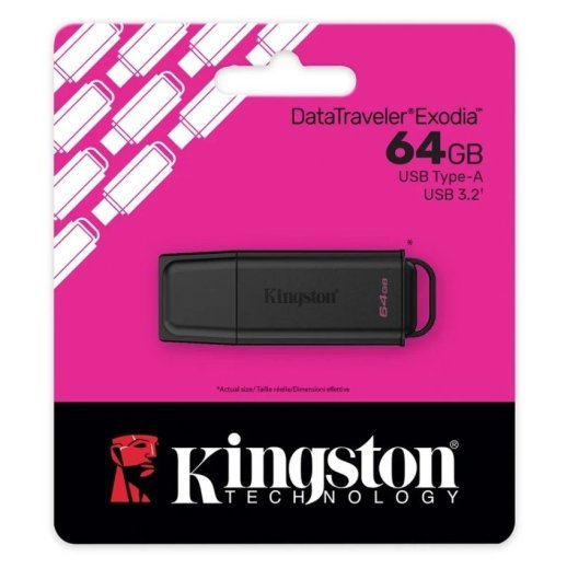 Флеш-накопичувач Kingston USB 3.2 DT Exodia G2 64GB Black