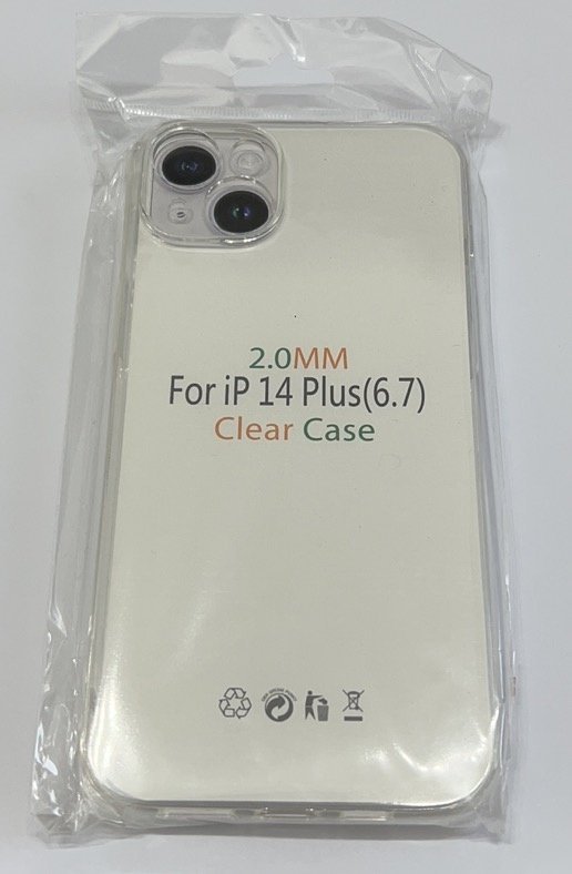 Case Clear for Apple Iphone 14 Plus Прозорий