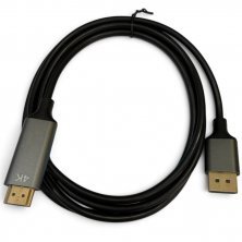 Кабель DisplayPort  -  HDMI DH005 4K 60Hz, CH7218, 1.8 м, чорний