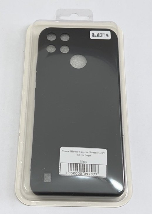 Чохол Silicone Case for Realme C21Y 4G No Logo Black