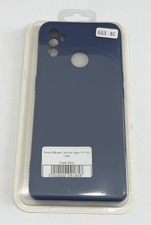 Чохол Silicone Case for Oppo A53 No Logo Black