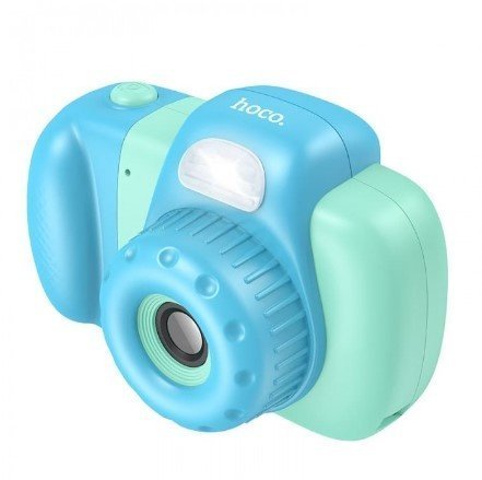 Дитячий цифровий фотоапарат HOCO DV201 із двома об'єктивами, БЛАКИТНИЙ
