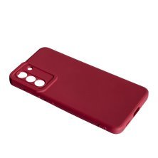 Силіконовий чохол SMTT для Samsung S21 Bordo