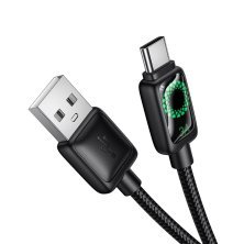 USB кабель HOCO U146 USB - Type-C, 1,2 м, чорний