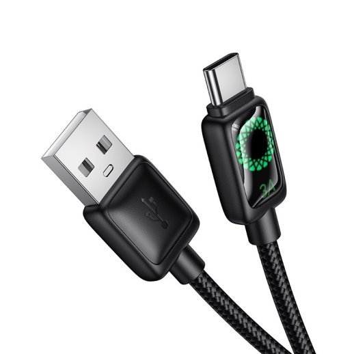USB кабель HOCO U146 USB - Type-C, 1,2 м, чорний