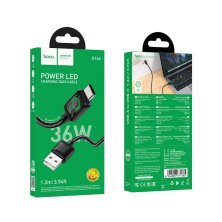 USB кабель HOCO U146 USB - Type-C, 1,2 м, чорний
