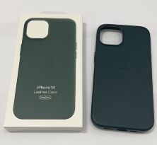 Чохол Leather Case Apple Iphone 14  MagSafe Forest Green