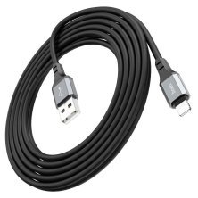 USB кабель HOCO X92 USB - Lightning 3 MЕТРИ ЧОРНИЙ