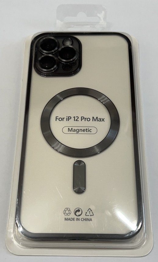 Case Magsafe With Frame for Apple Iphone 12 ProMax Black