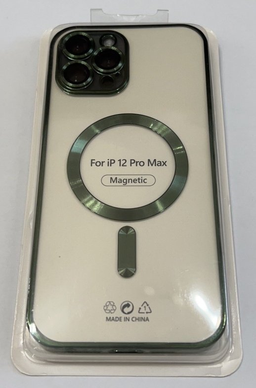 Case Magsafe With Frame for Apple Iphone 12 ProMax Black