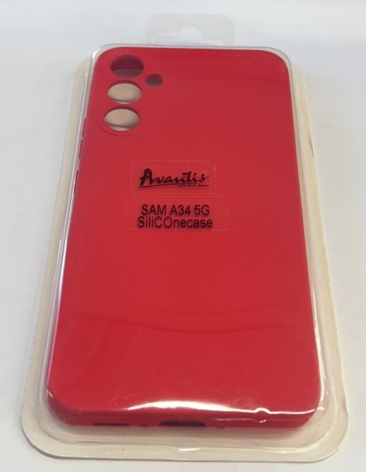 Avantis Full Silicone Case Samsung A34 Hot Pink