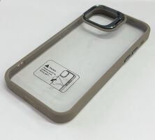 Чехол Metal Stand Case Apple Iphone 12  New Gray 1