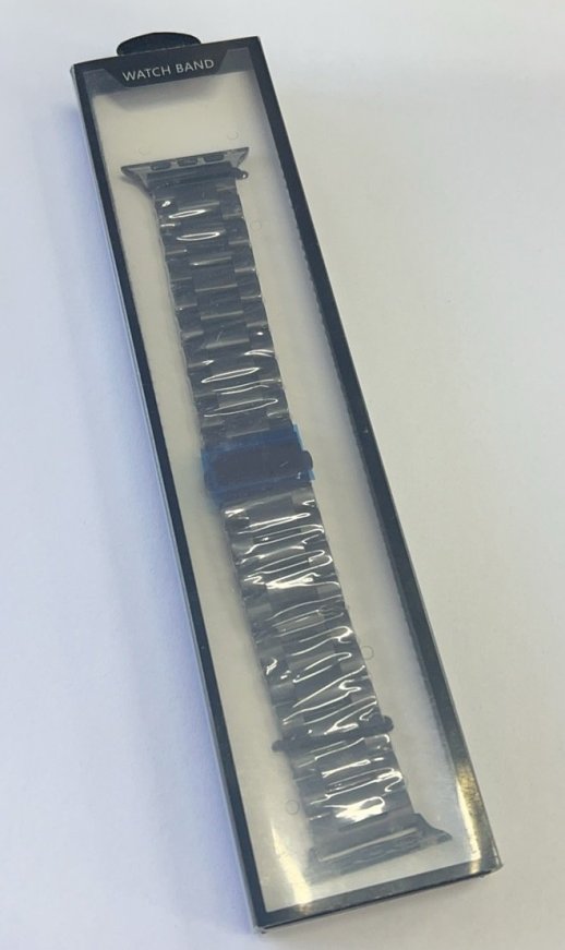 Ремінець для Apple Watch Steel 42/45/49mm Silver Black