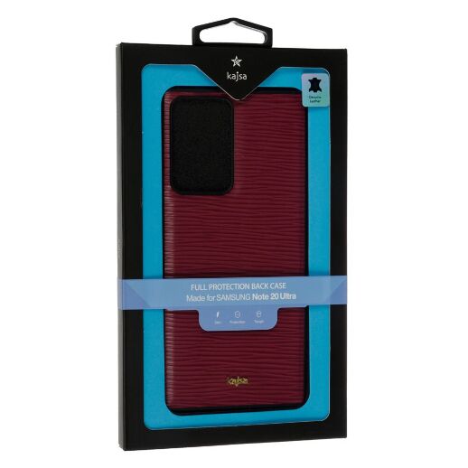 Накладка Kajsa Wave для Samsung Note 20 Ultra Red