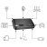 ДБЖ для роутера HOCO DB62 UPS + POWERBANK 20000mah 9V/12V + USB 5V + TYPE-C 1A, ЧОРНИЙ