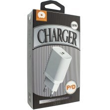 Зарядний пристрій WUW C107 18W USB-C Power Adapter PD 3A FAST CHARGER