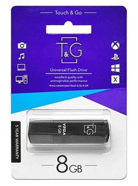 USB Flash Drive T&G TG121 Vega 8GB глюк