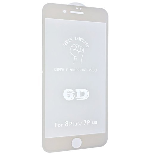 Захисне скло 6D ORIGINAL для APPLE IPHONE 7 PLUS | 8 PLUS БІЛИЙ