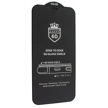 Захисне скло 6D для APPLE IPHONE 12 mini 5,4" ЧОРНИЙ
