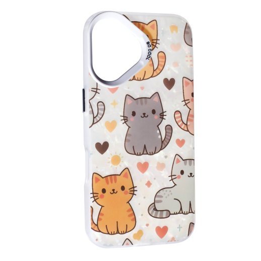 Накладка Soft Milky для Apple iPhone 16 Cats