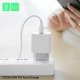 Мережевий зарядний пристрій DENMEN DC06T 3.6A USB-C + CABLE TYPE-C TO TYPE-C PD 20W