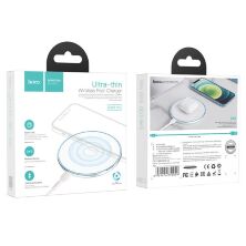 Бездротовий зарядний пристрій HOCO CW6 Pro Easy 15w БIЛИЙ