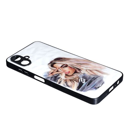 Накладка Prisma Ladies New для Samsung A06 Girl in a hoodie