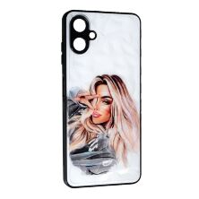 Накладка Prisma Ladies New для Samsung A06 Girl in a hoodie