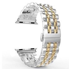 Ремінець металевий для годинника APPLE WATCH 42MM / 44MM / 45MM / 49MM 3-Bead Metal 4 LINE №20