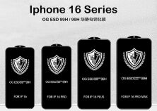 Захисне скло 99H OG ESD V APPLE iPhone 16 PLUS 6.7"