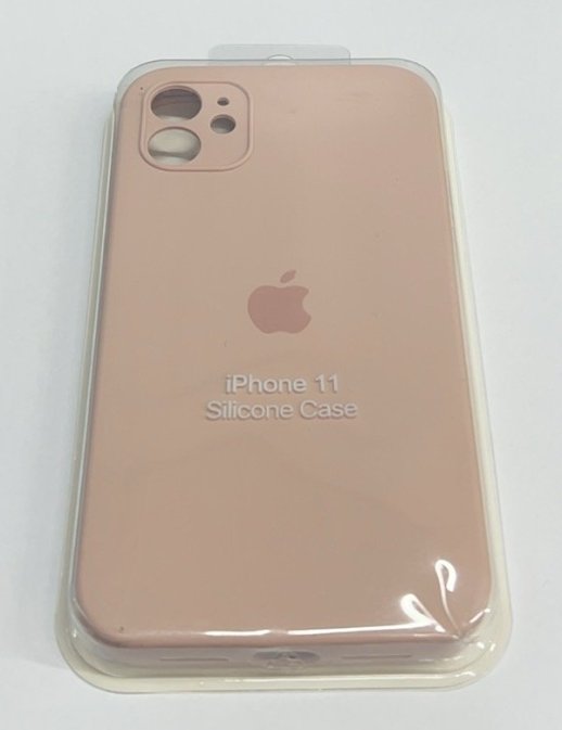Чохол Silicone Case Copy Apple iPhone 11 Square Pink Sand, 15