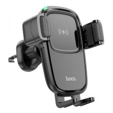 Автомобільний тримач HOCO HW1 PRO бездротова зарядка, чорний