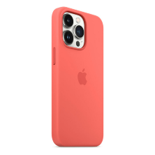 Silicone Case Original With MagSafe and Splash Screen Apple iPhone 13 Pro Max Pink Pomelo