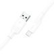 USB кабель HOCO X84 USB - micro USB  1 MЕТР БIЛИЙ